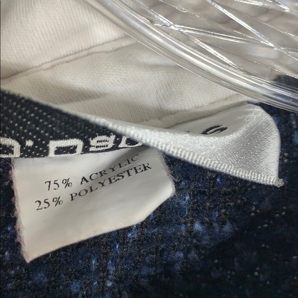 Vintage Navy blue Teddy Collar Pullover Sweater XL women’s - Picture 3 of 10